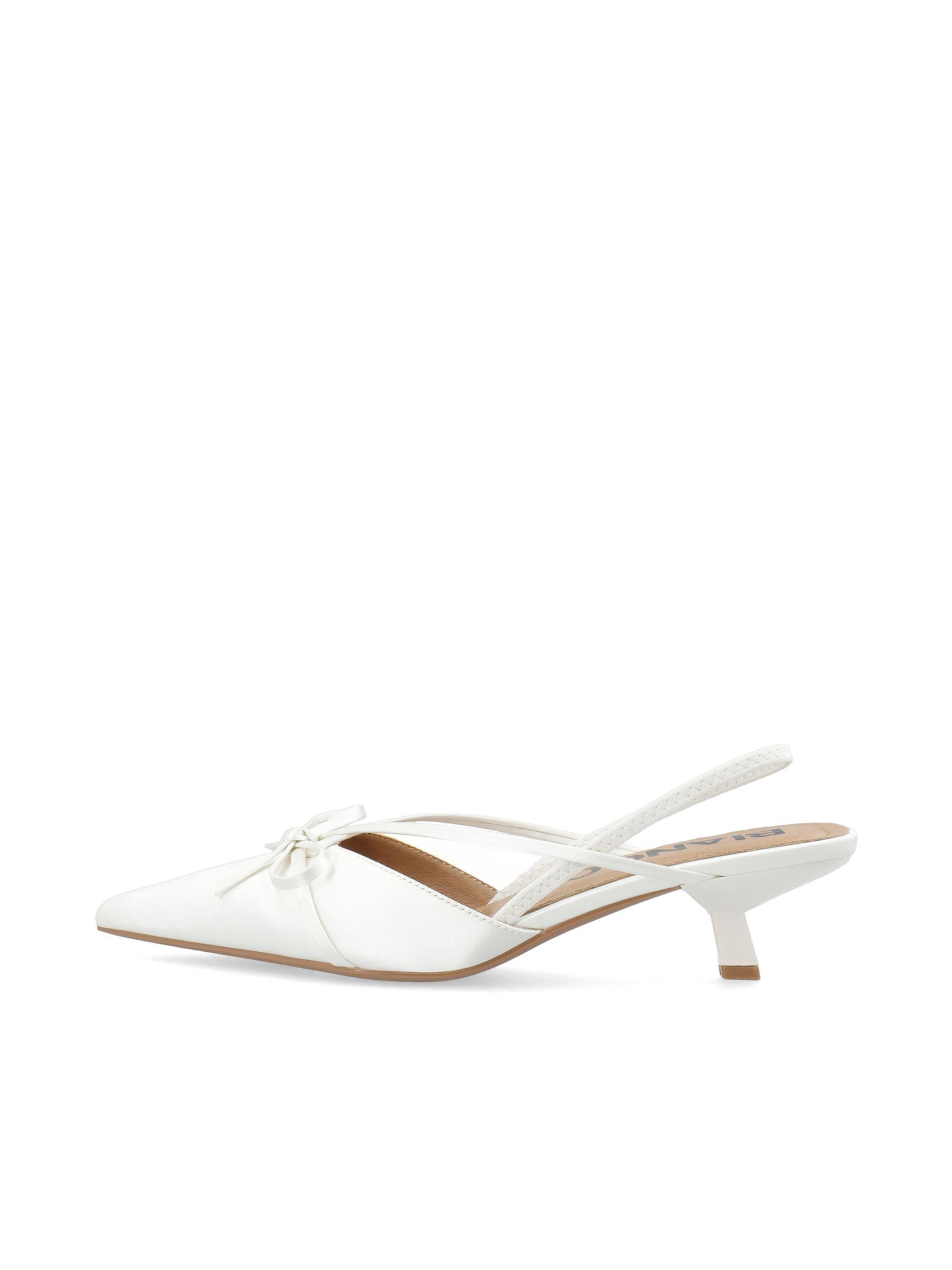Bianco Slingpumps 'Kristin' i hvid: forside