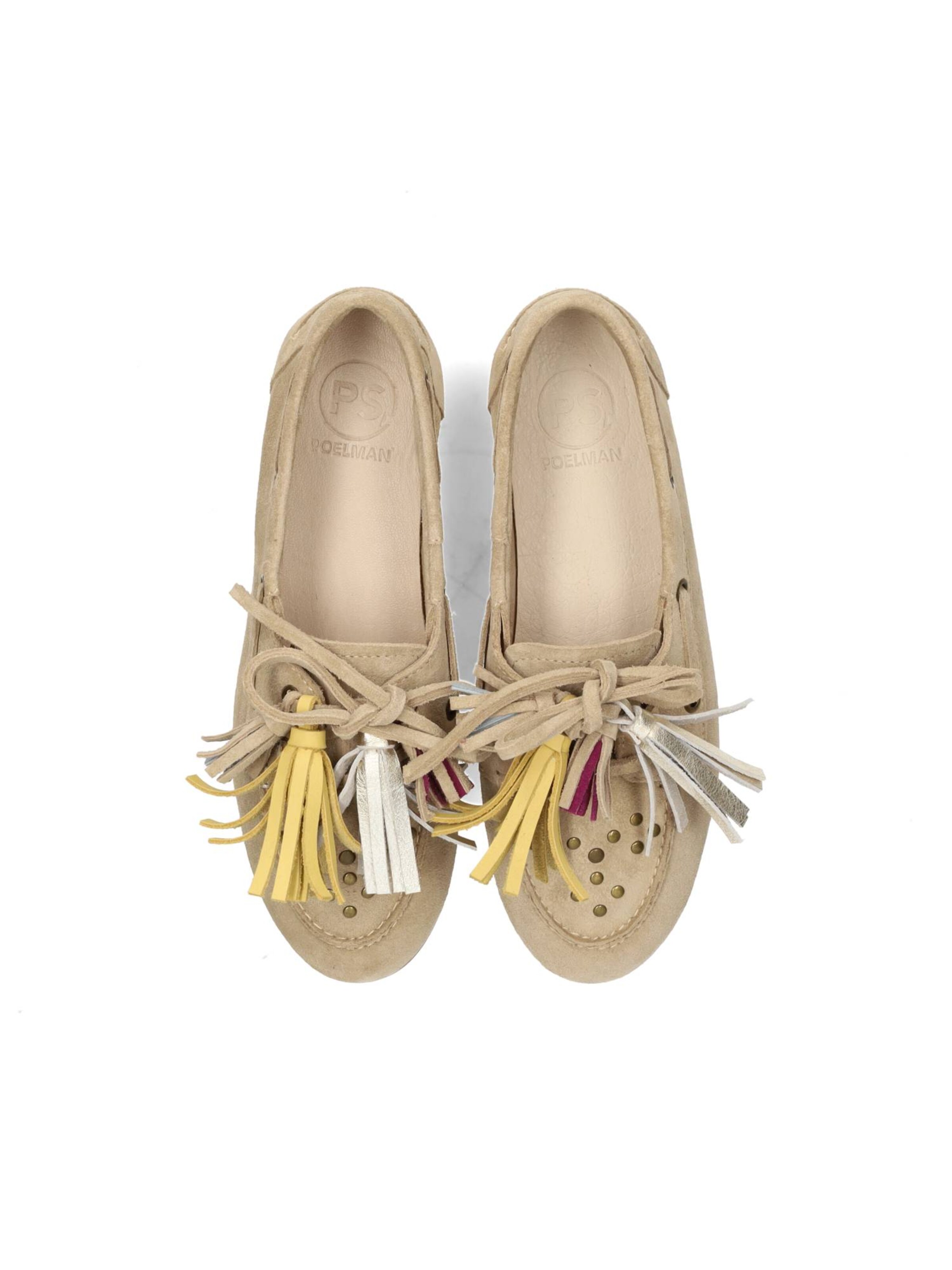 Mocassin ' VITA ' PS Poelman en beige