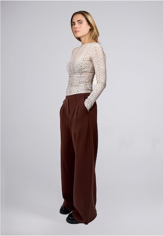 Regular Pantalon à pince 'Miri' OH APRIL en marron