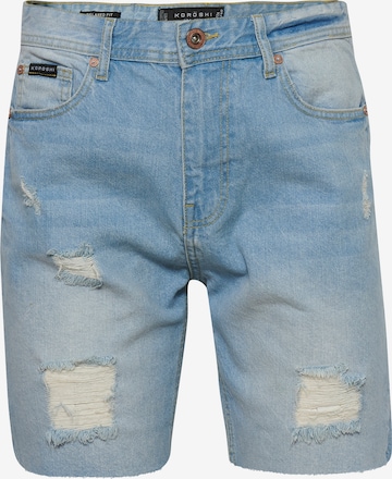 KOROSHI Regular Jeans in Blauw: voorkant