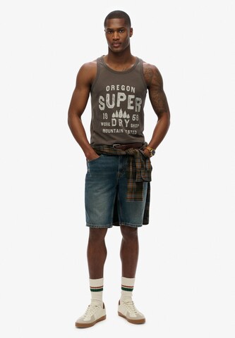 Superdry Shirt 'Work Shop' in Zwart