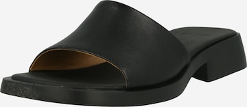 CAMPER Mules in Black: front