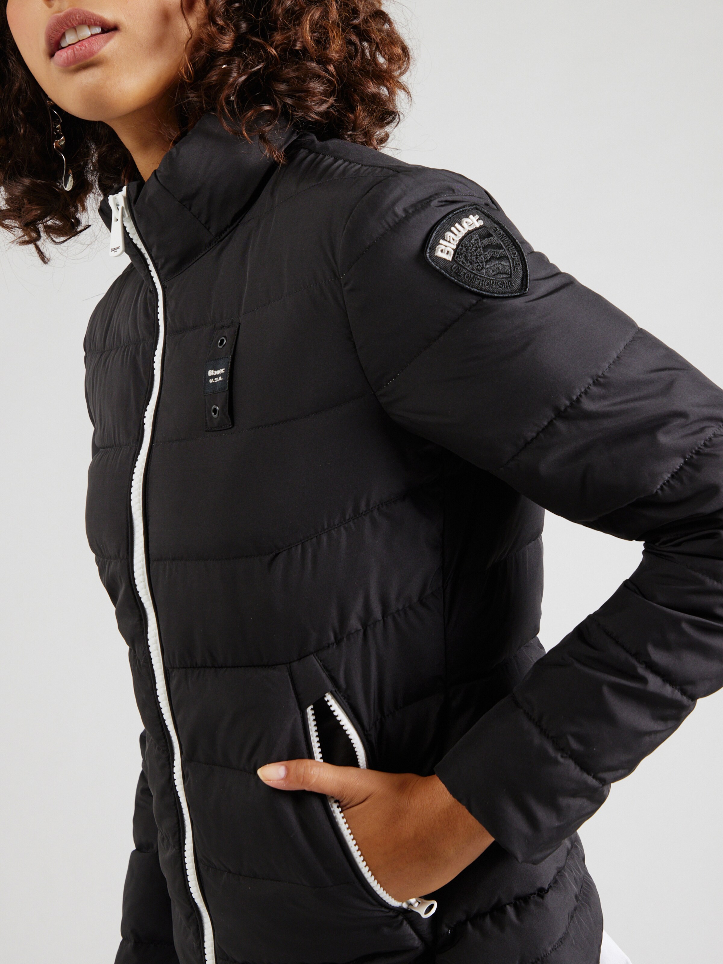 Veste mi saison Blauer.USA en Noir ABOUT YOU