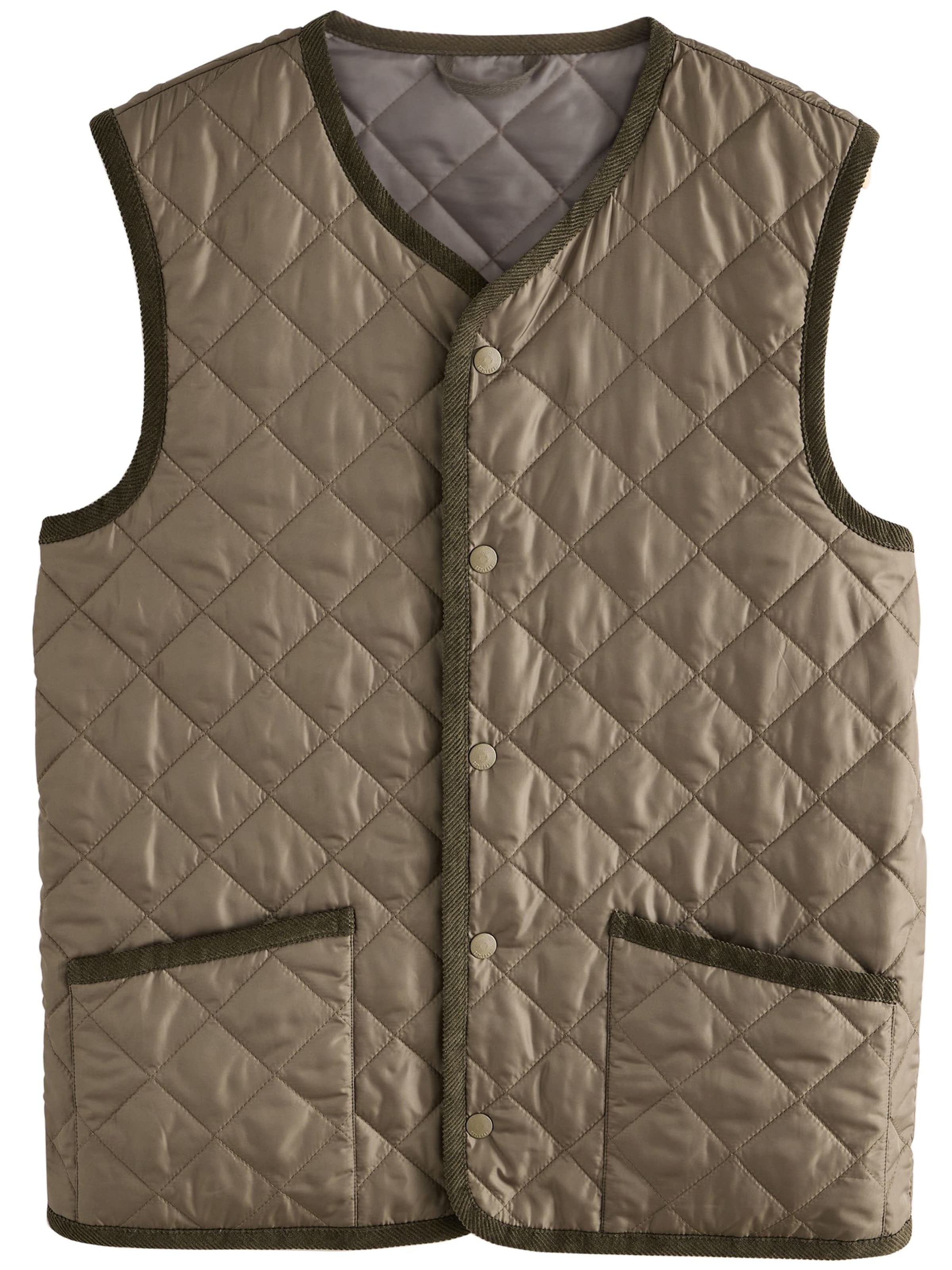 Next Vest in Brown: front