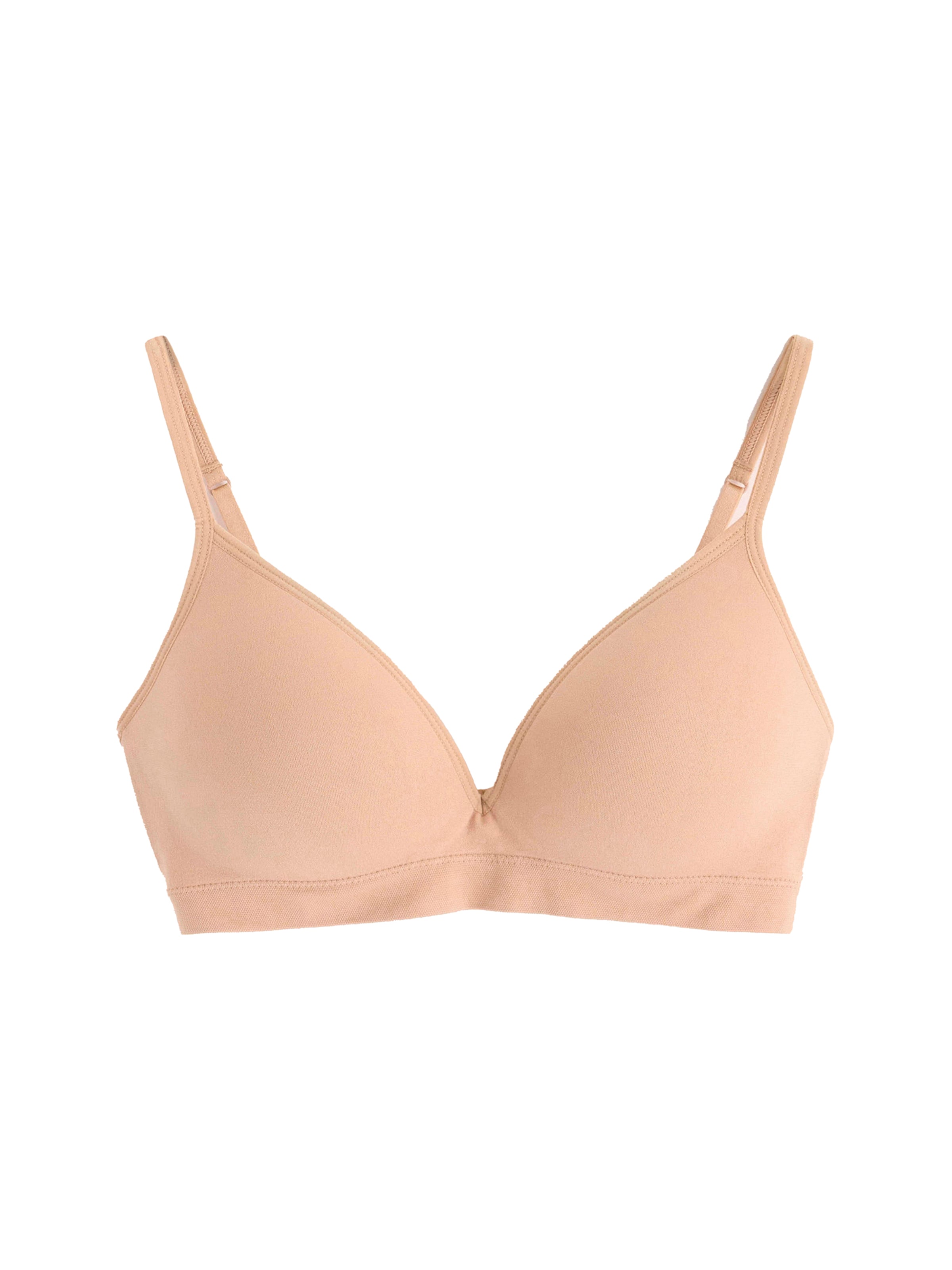 Lindex T-shirt BH i beige: forside