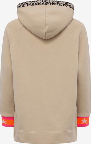 Zwillingsherz Sweatshirt 'Serafina' in Beige