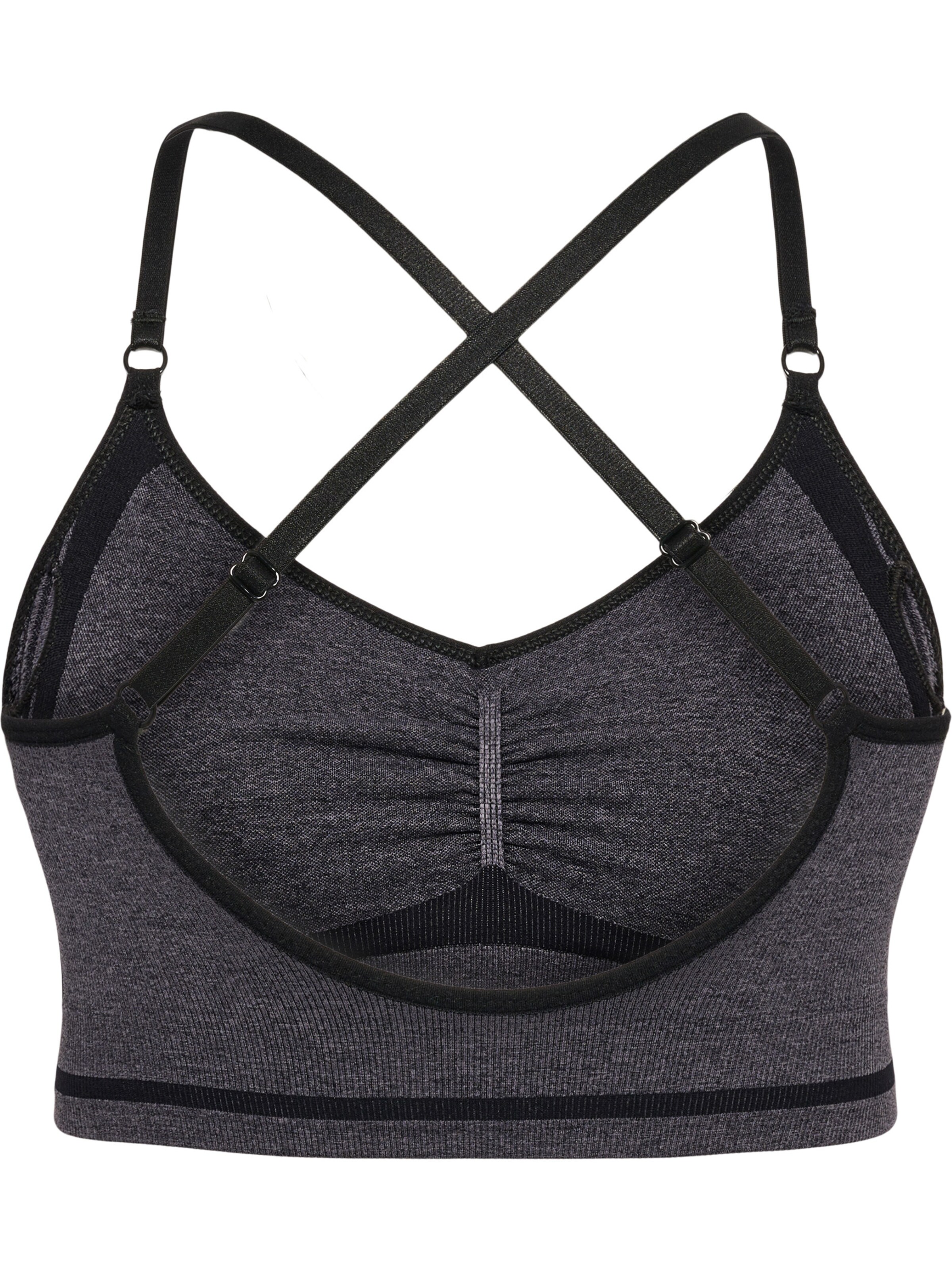 Bustier Soutien-gorge de sport 'Lulu' Hummel en gris