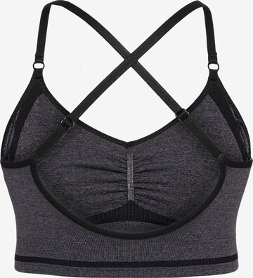 Hummel Bustier Sport bh 'Lulu' in Grijs