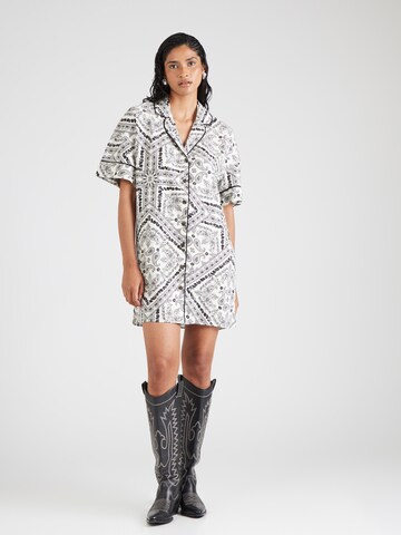 TOPSHOP Платье-рубашка в Белый