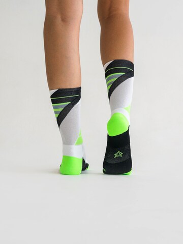 INCYLENCE Athletic Socks 'LADDERS' in Green