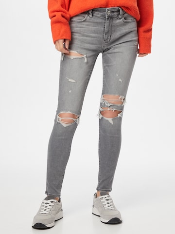 Skinny Jeggings American Eagle en gris : devant