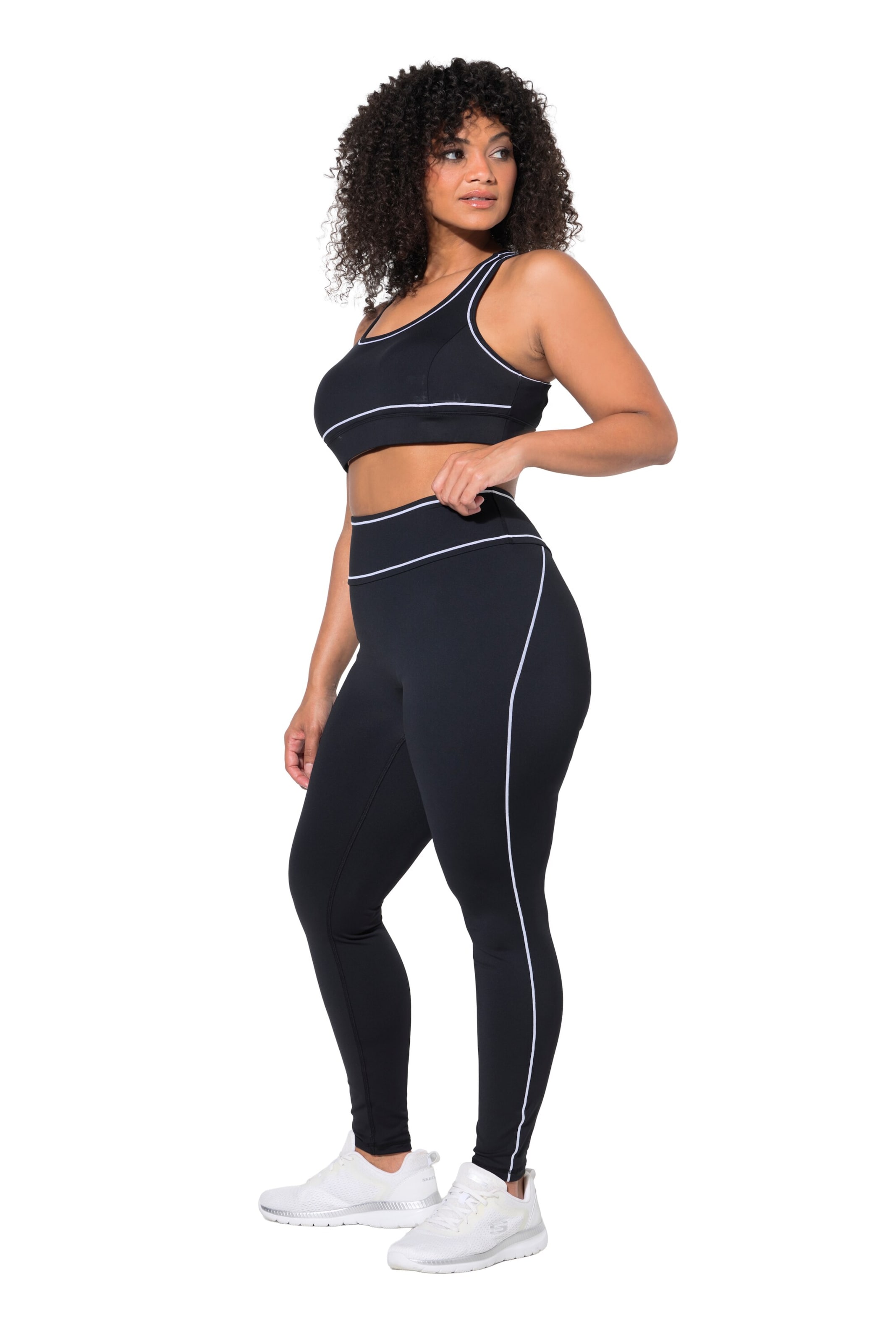 Ulla Popken Skinny Leggings in Schwarz