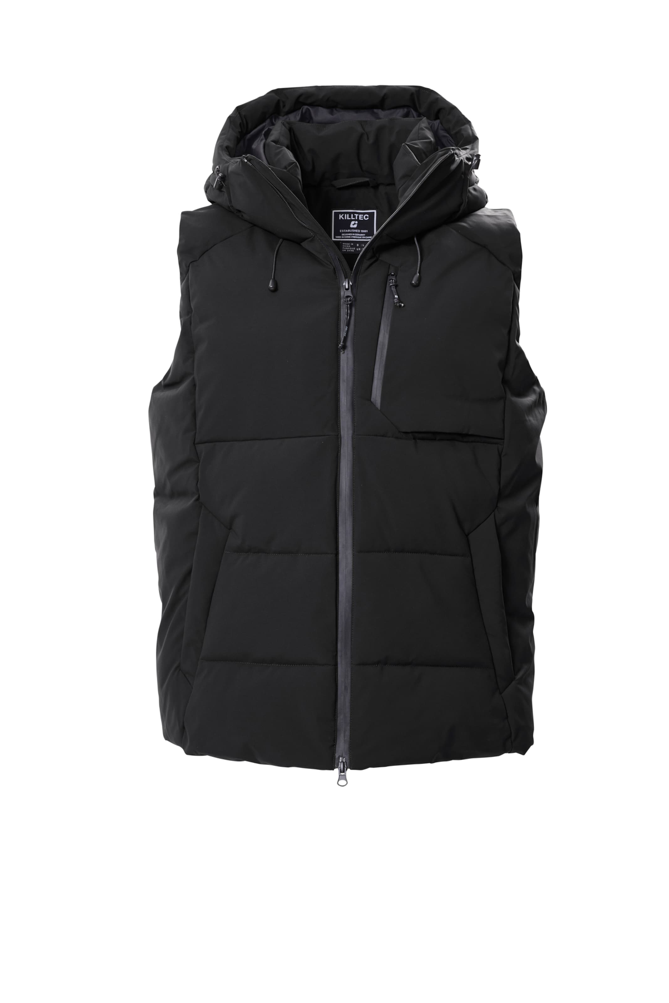 KILLTEC Sports Vest in Black: front