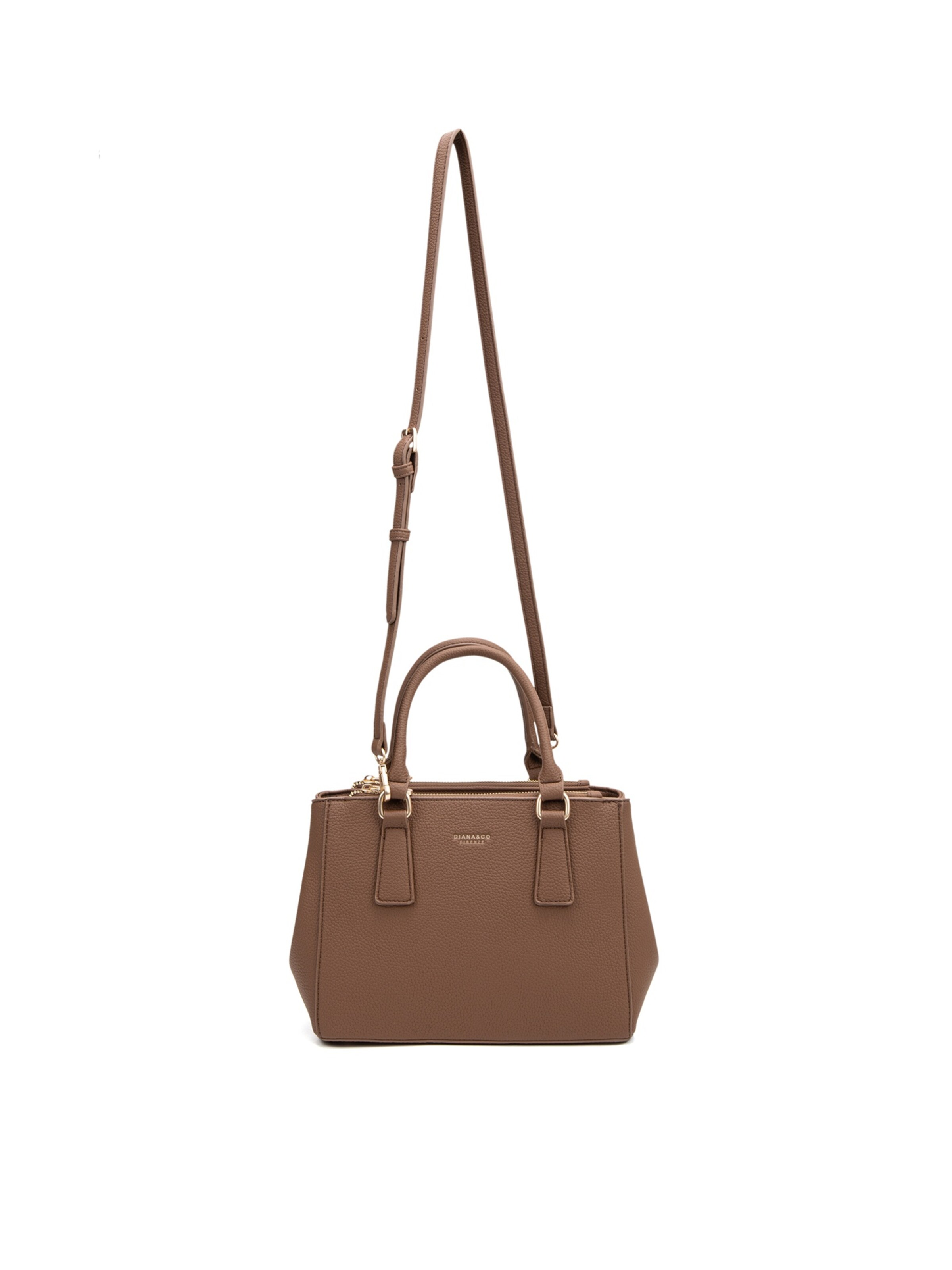 Borsa a mano di Diana&Co. in marrone: frontale