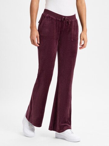 Juicy Couture Wide leg Trousers in Red: front