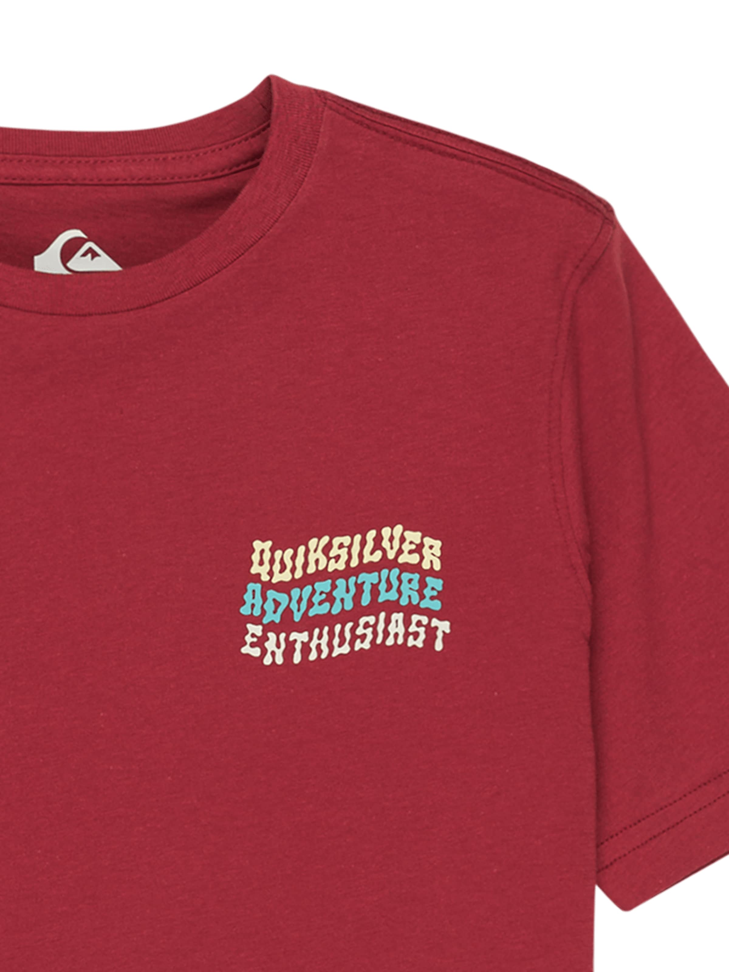 QUIKSILVER Shirt 'Cosmic Character' in Red