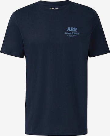 T-Shirt s.Oliver en bleu : devant