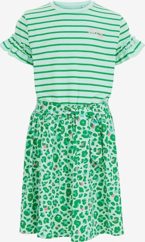 WE Fashion Klänning i grön: framsida
