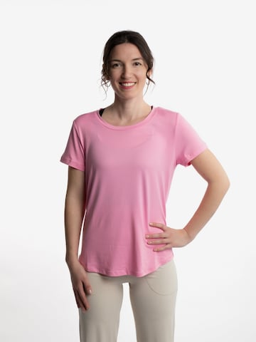 mymotus Functioneel shirt 'mymotus® , ladies fitness T-Shirt, YW22' in Roze: voorkant