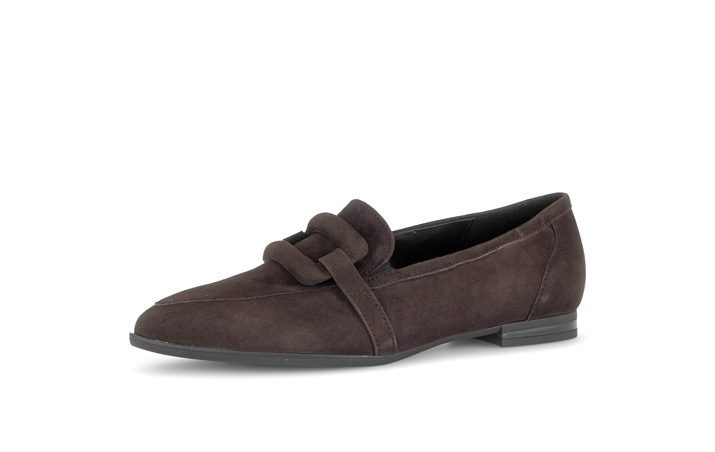 GABOR Classic Flats in Brown: front