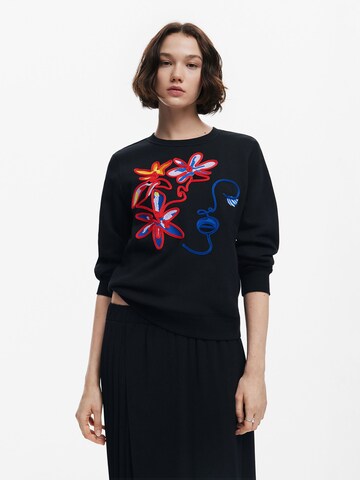 Desigual Sweatshirt i sort: forside