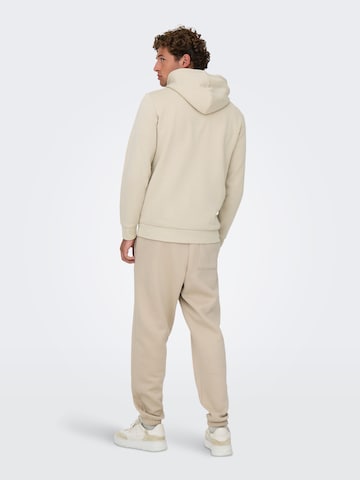 Only & Sons Sweatshirt in Beige