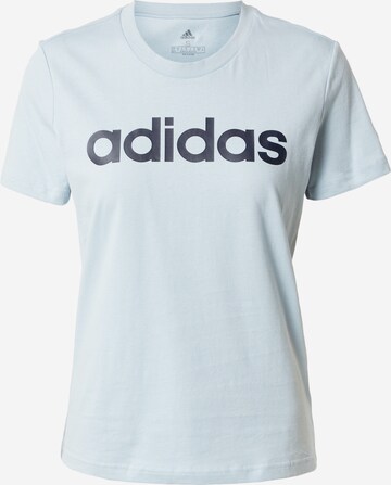 ADIDAS SPORTSWEAR Functioneel shirt 'Essentials  Logo' in Blauw: voorkant