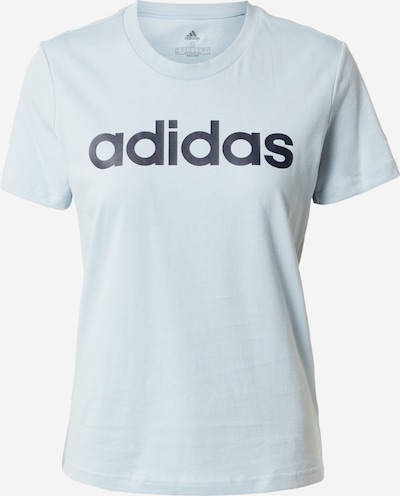 ADIDAS SPORTSWEAR Funkcionalna majica 'Essentials  Logo' | svetlo modra / črna barva, Prikaz izdelka