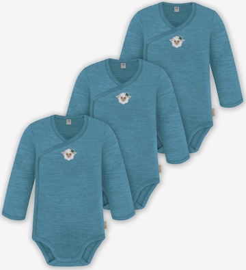 Barboteuse / body normani en bleu : devant