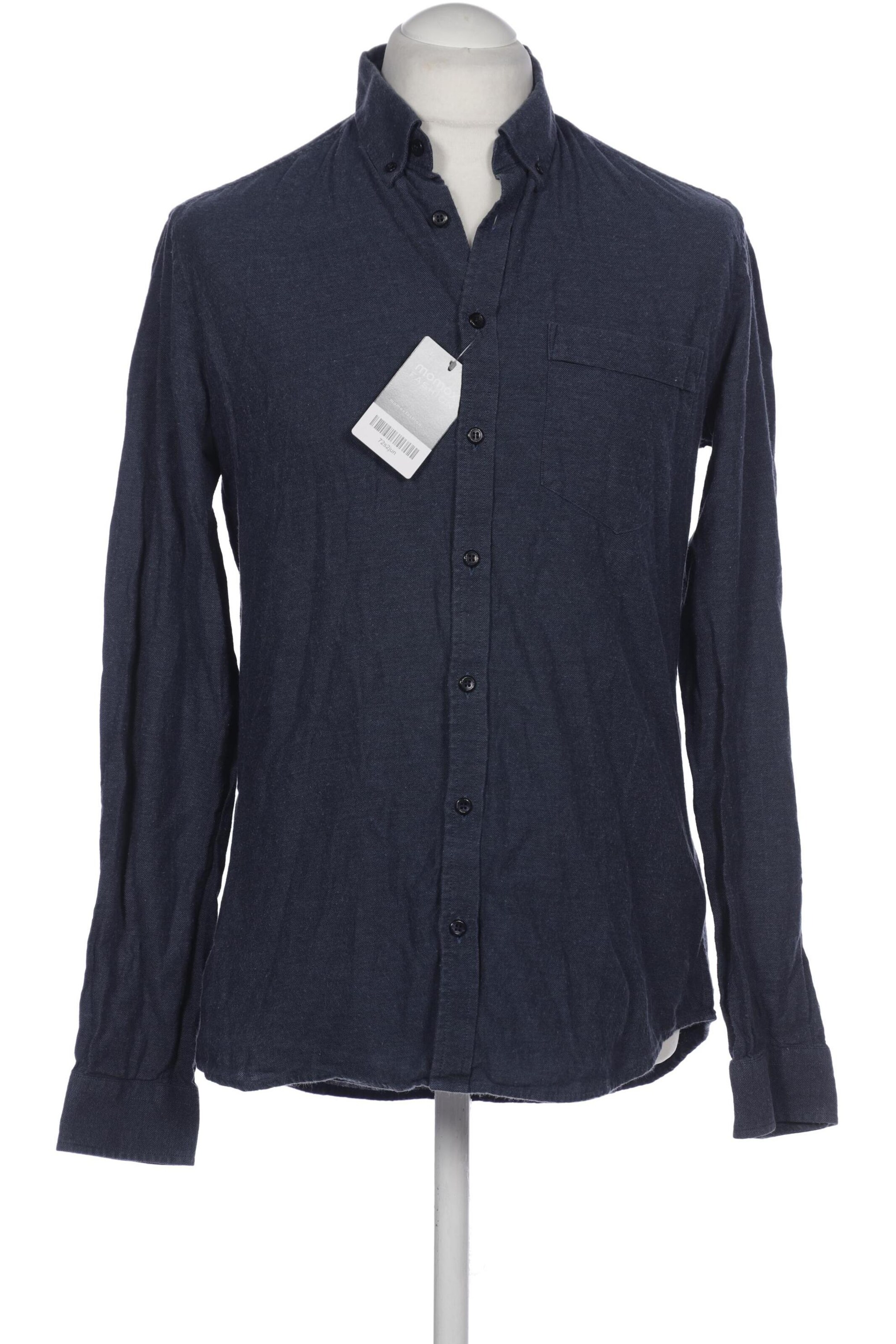 Tiger of Sweden Button Up Shirt in L in Blue: front