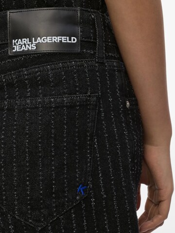juoda KARL LAGERFELD JEANS Laisvas Džinsai