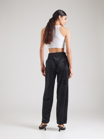 Juicy CoutureWide Leg/ Široke nogavice Hlače 'Neve' - crna boja