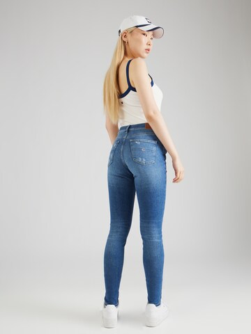Tommy Jeans - Skinny Vaquero 'NORA MID RISE SKINNY' en azul