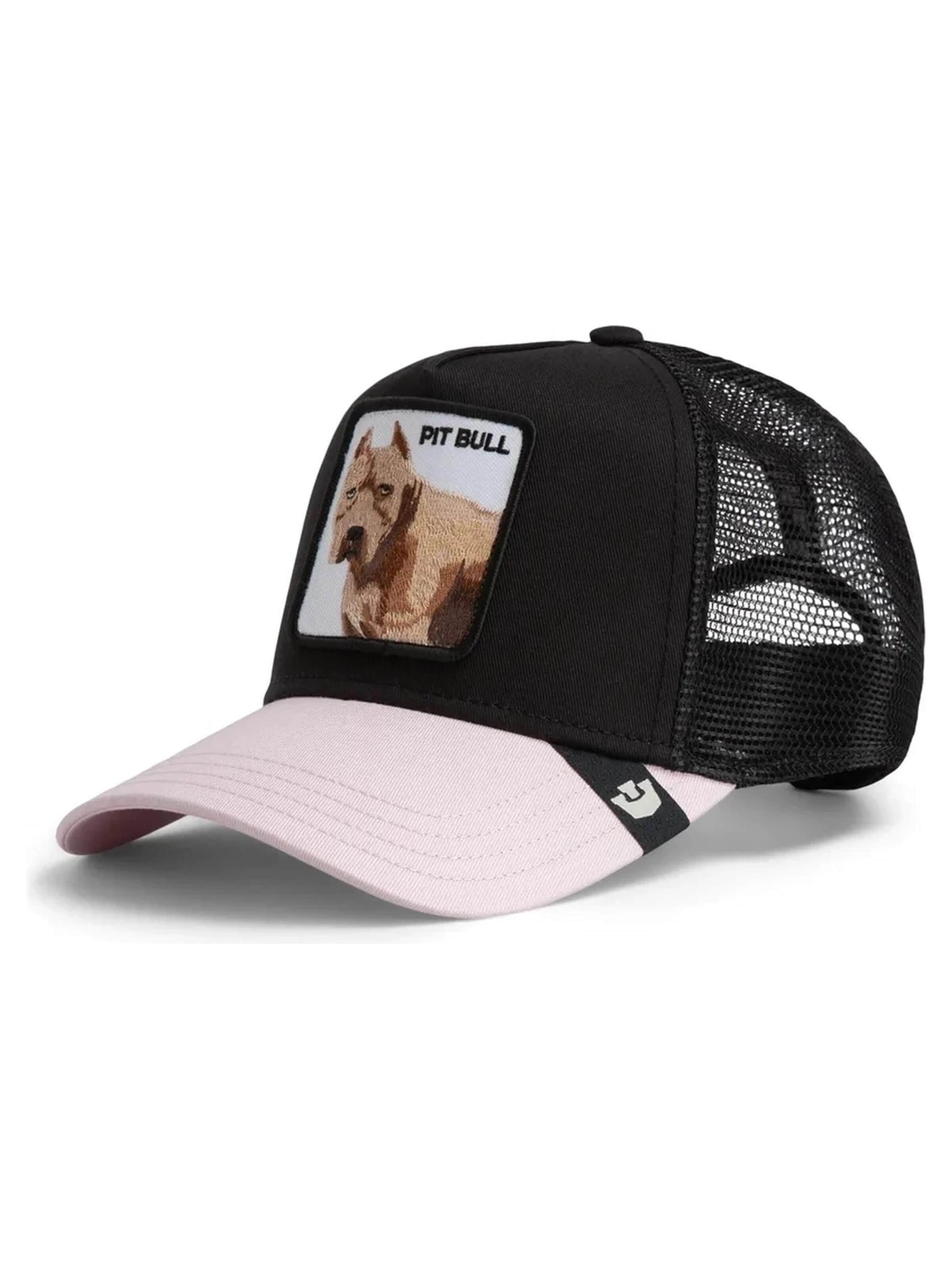 GOORIN Bros.Šilterica 'Gorra goorin bros negra/rosa pitbull trucker cap' - crna boja