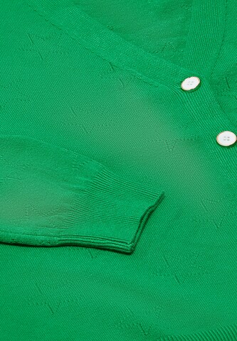 aleva Gebreid vest in Groen