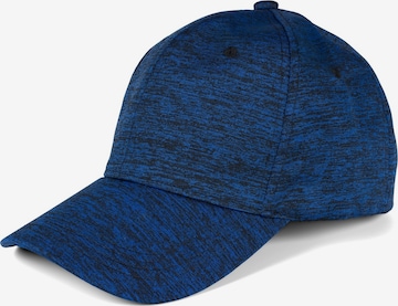 styleBREAKER Cap 'Baseball Cap meliert' in Blue: front