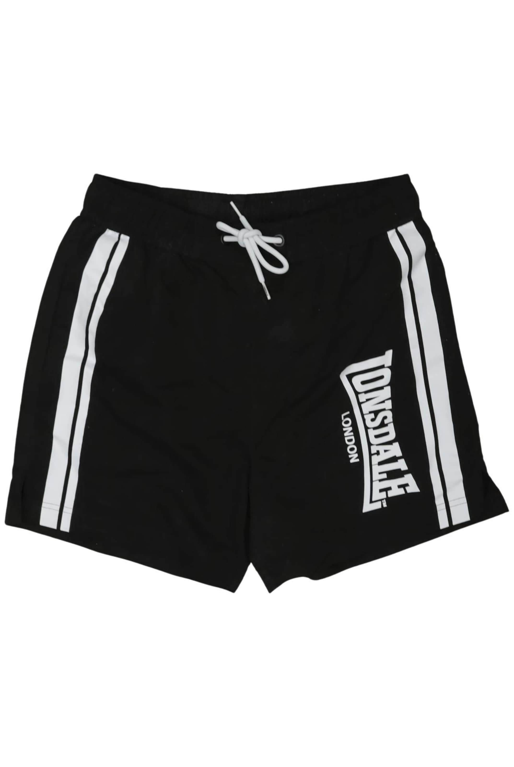 LONSDALE Shorts in 31-32 in Black: front
