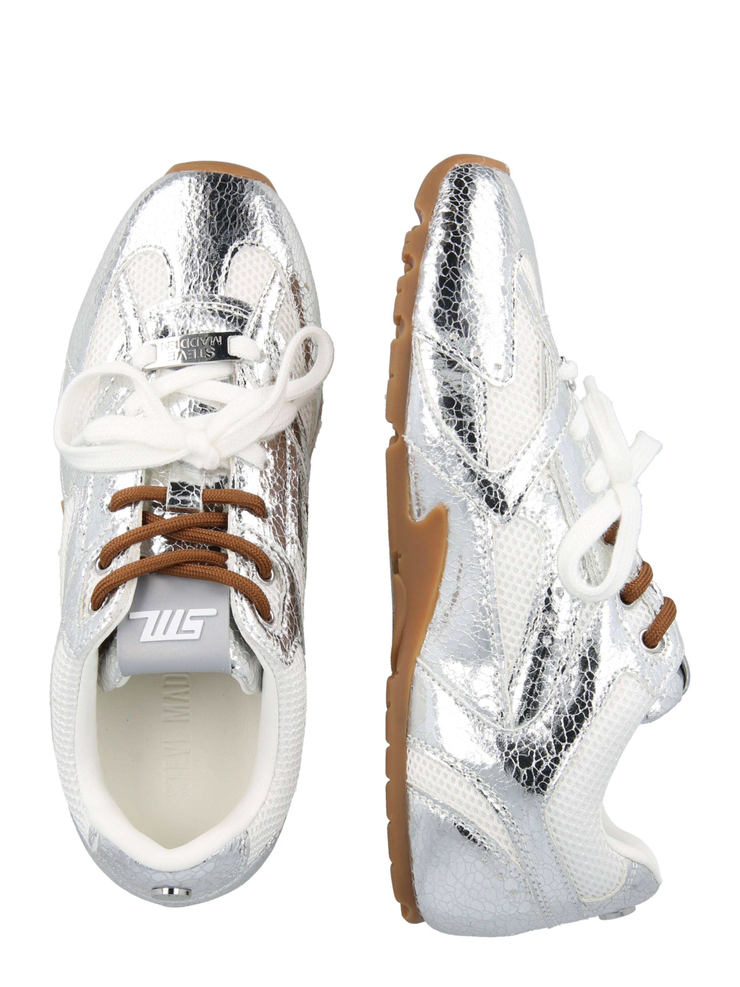 STEVE MADDENNiske tenisice 'Asiel' - srebro boja