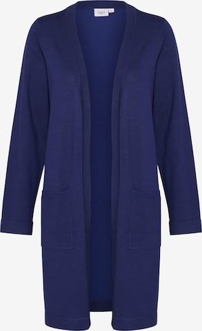 SAINT TROPEZ Knit Cardigan 'Kila' in Blue: front