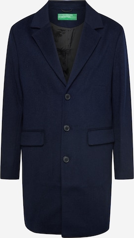 UNITED COLORS OF BENETTON Přechodný kabát – modrá: přední strana