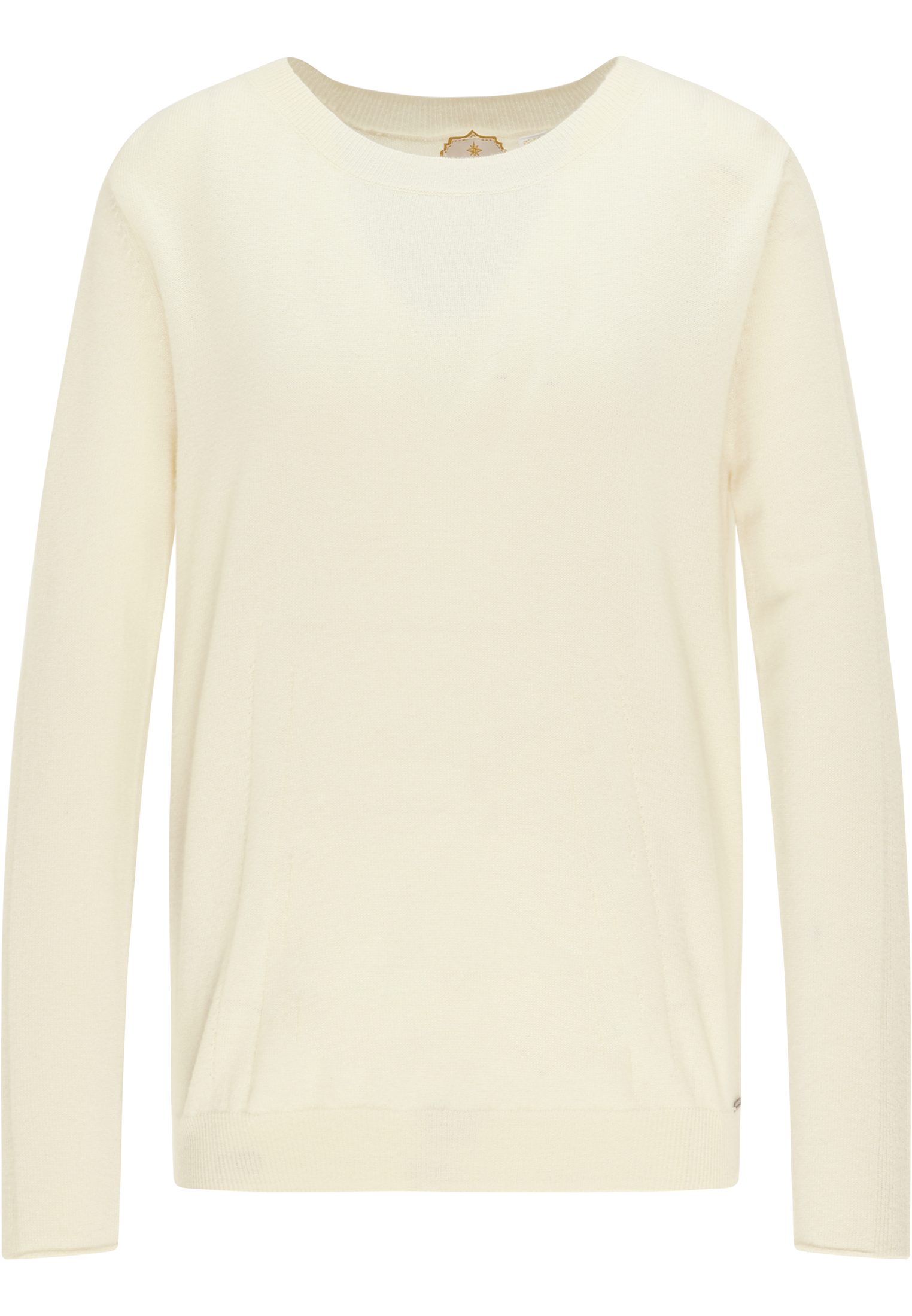 Donna Abbigliamento DreiMaster PREMIUM Pullover in Bianco Lana 