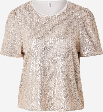 ONLY Μπλουζάκι 'ONLANA' σε μπεζ: μπροστά