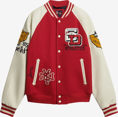 Superdry Between-Season Jacket in Beige / Mixed colors / Red, Item view