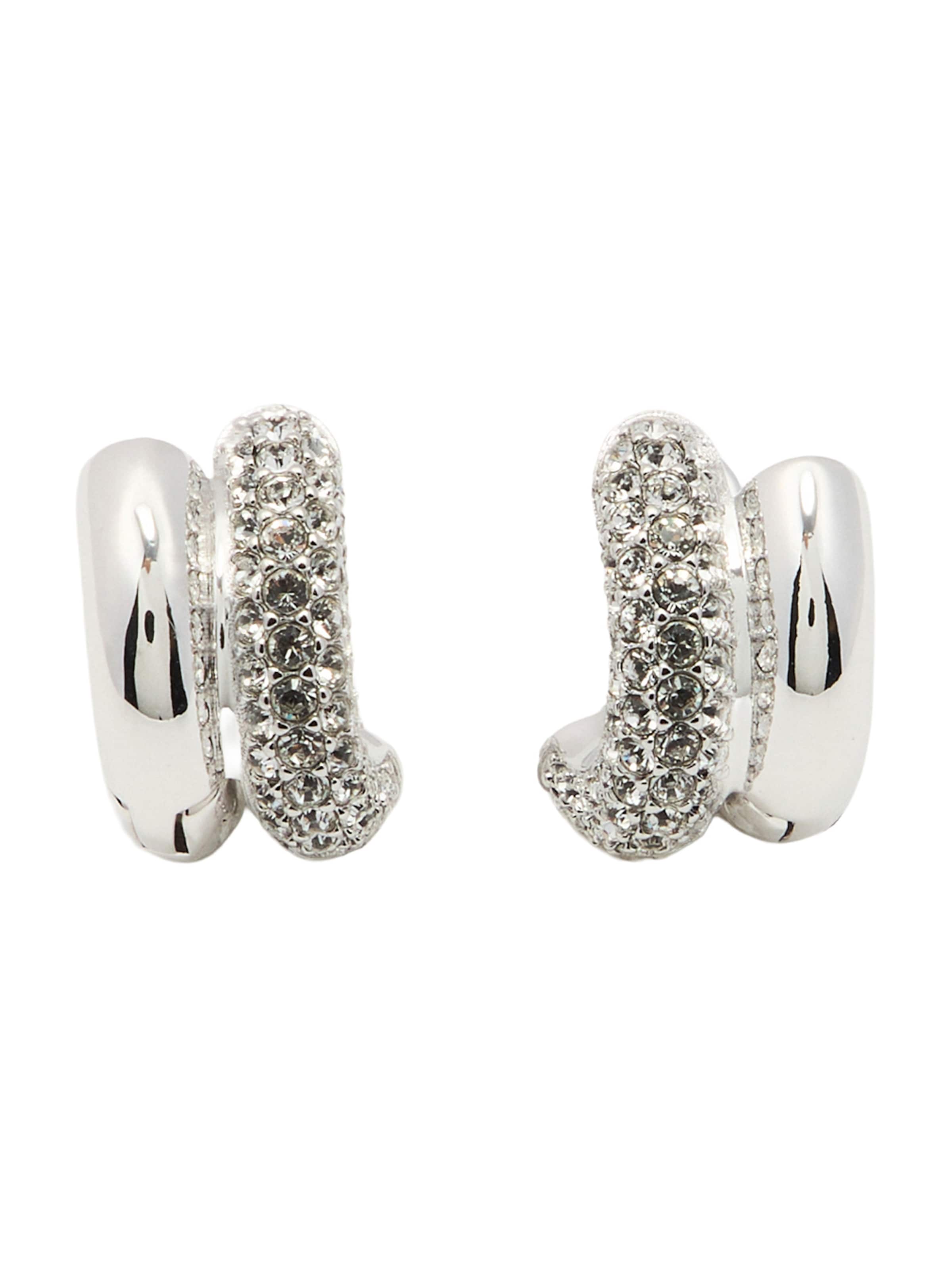 Swarovski Náušnice - Strieborná: predná strana