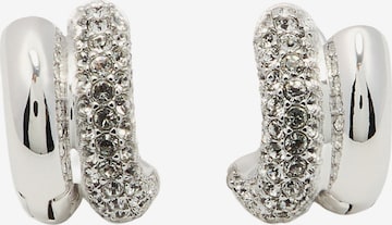 sidabrinė Swarovski Auskarai: priekis