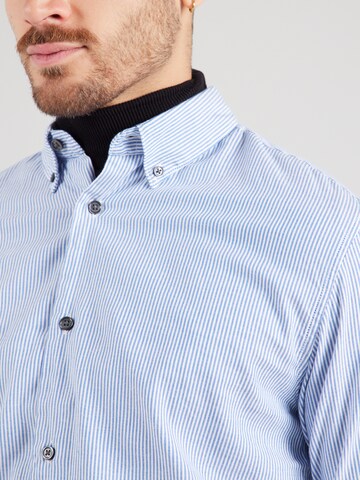 Jack & Jones Premium - Ajuste regular Camisa 'Blalewis' en azul