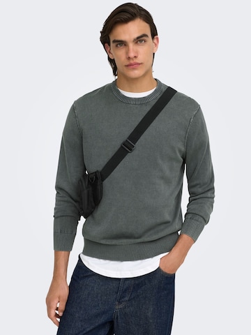 Only & Sons Pullover 'ONSGarson' in Grün