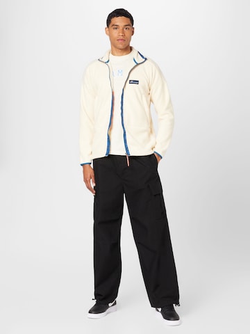 CRAGHOPPERS Athletic fleece jacket 'Haskin' in Beige