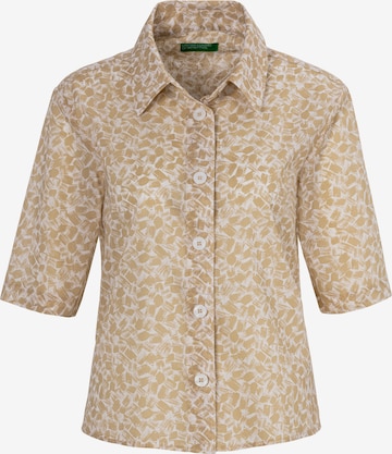 UNITED COLORS OF BENETTON Blouse in Beige: front