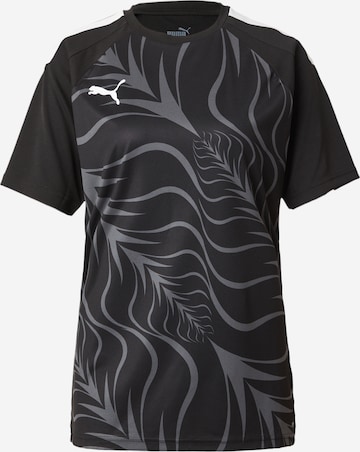 PUMA - Camiseta funcional 'IndividualLIGA' en negro: frente